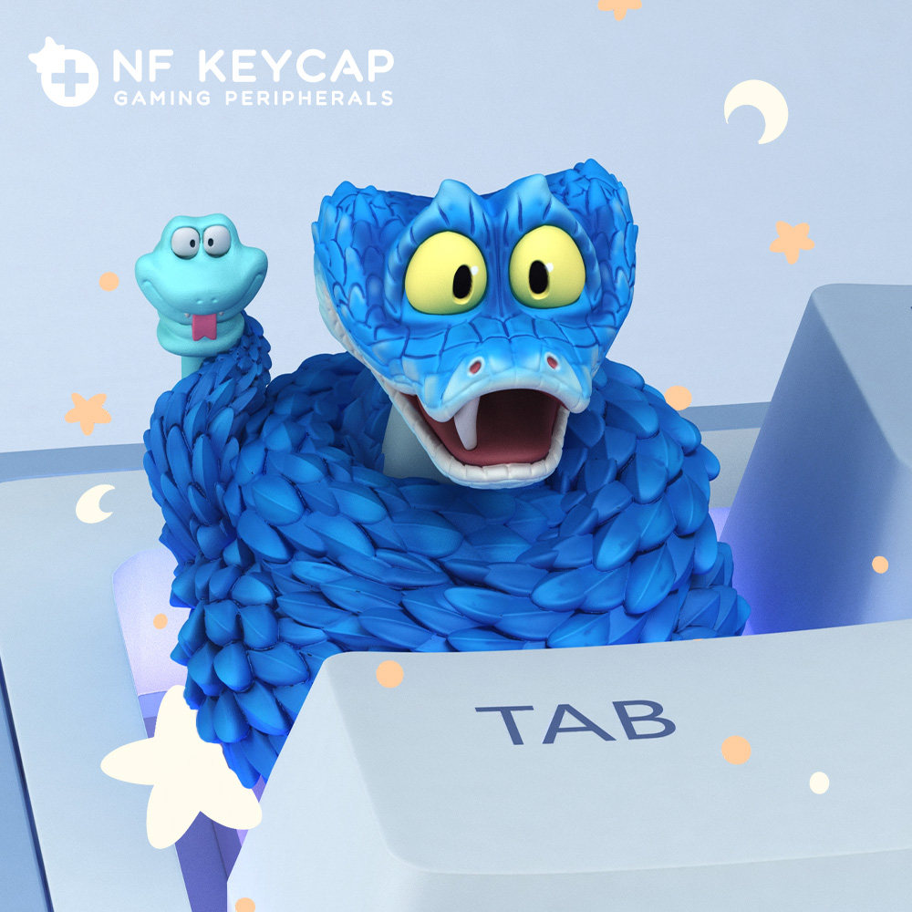 Gaming Keyboard Backlit - Zootopia Keycap Gary De'Snake 기계식 키보드용
