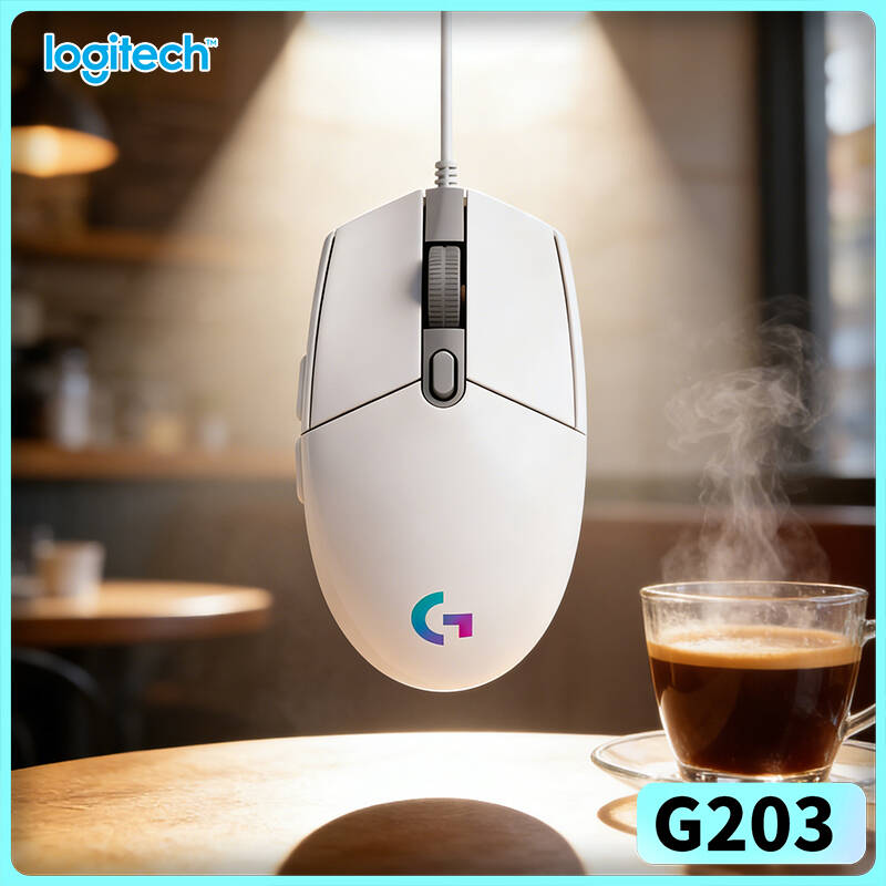 Logitech Mouse G203 - 로지텍 G203 유선 게이밍 마우스 RGB