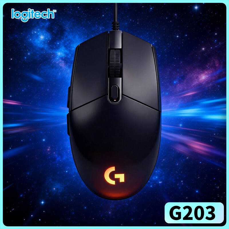 Logitech Mouse G203 - 로지텍 G203 라이트싱크 유선 마우스 게이밍-그레이드