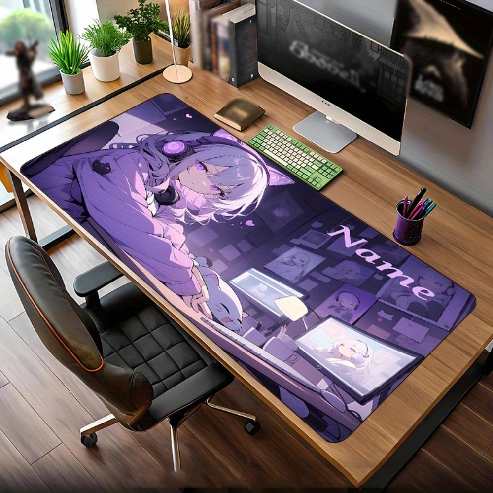 Gaming Keyboard Name - 맞춤형 이름 애니메이션 소녀 게임용 데스크