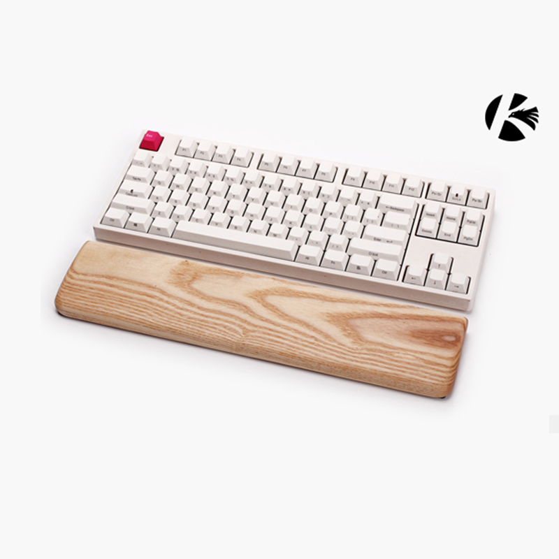 Wrist Rest Wood - Kashcy 솔리드 Ashtree 인체 공학적 게임용