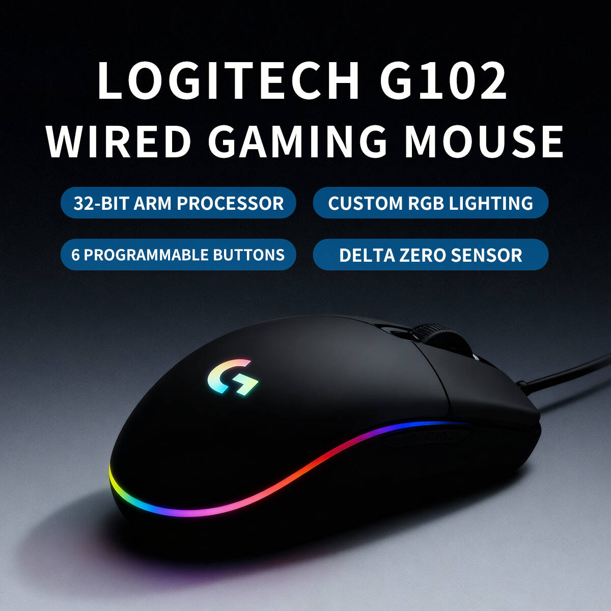 G102 정품 로지텍 G203 프로디지 마우스, RGB - Logitech Mouse G203 리뷰 및 가격