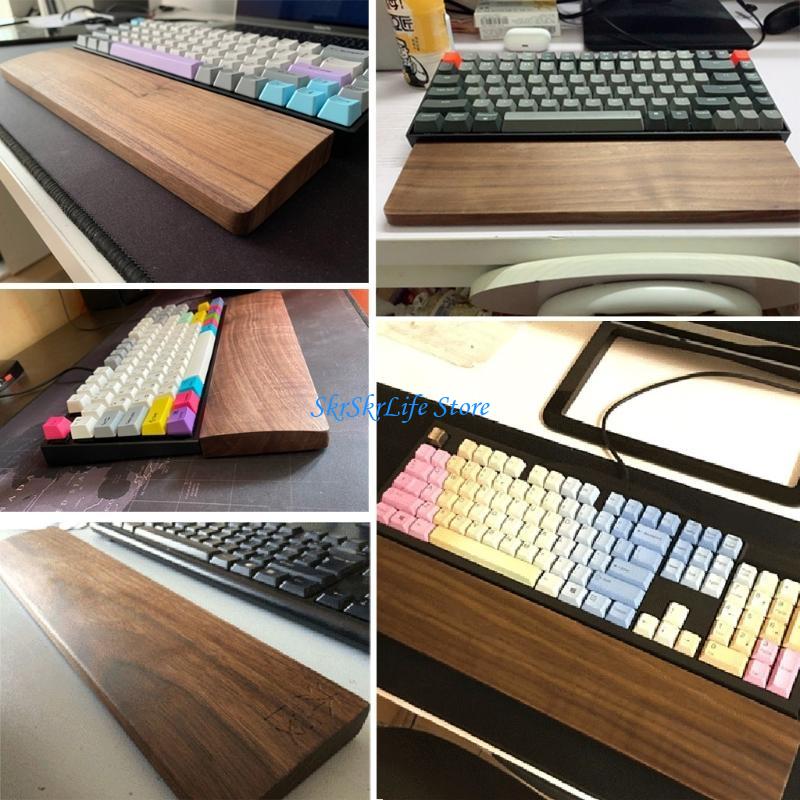 E65E 나무 키보드 손목 받침대 호두 손목 받침대 단 - Wrist Rest Wood 리뷰 및 가격