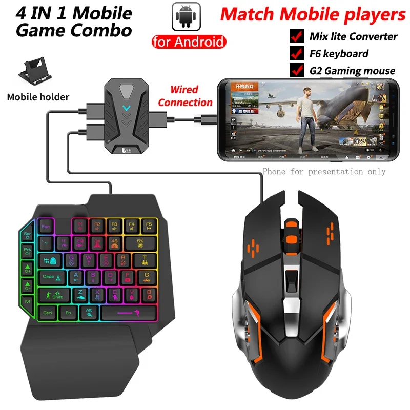 재고 있음 믹스라이트 게임패드 모바일 안드로이드 컨트롤 - Gaming Keyboard And Mouse Converter For Mobile 리뷰 및 가격