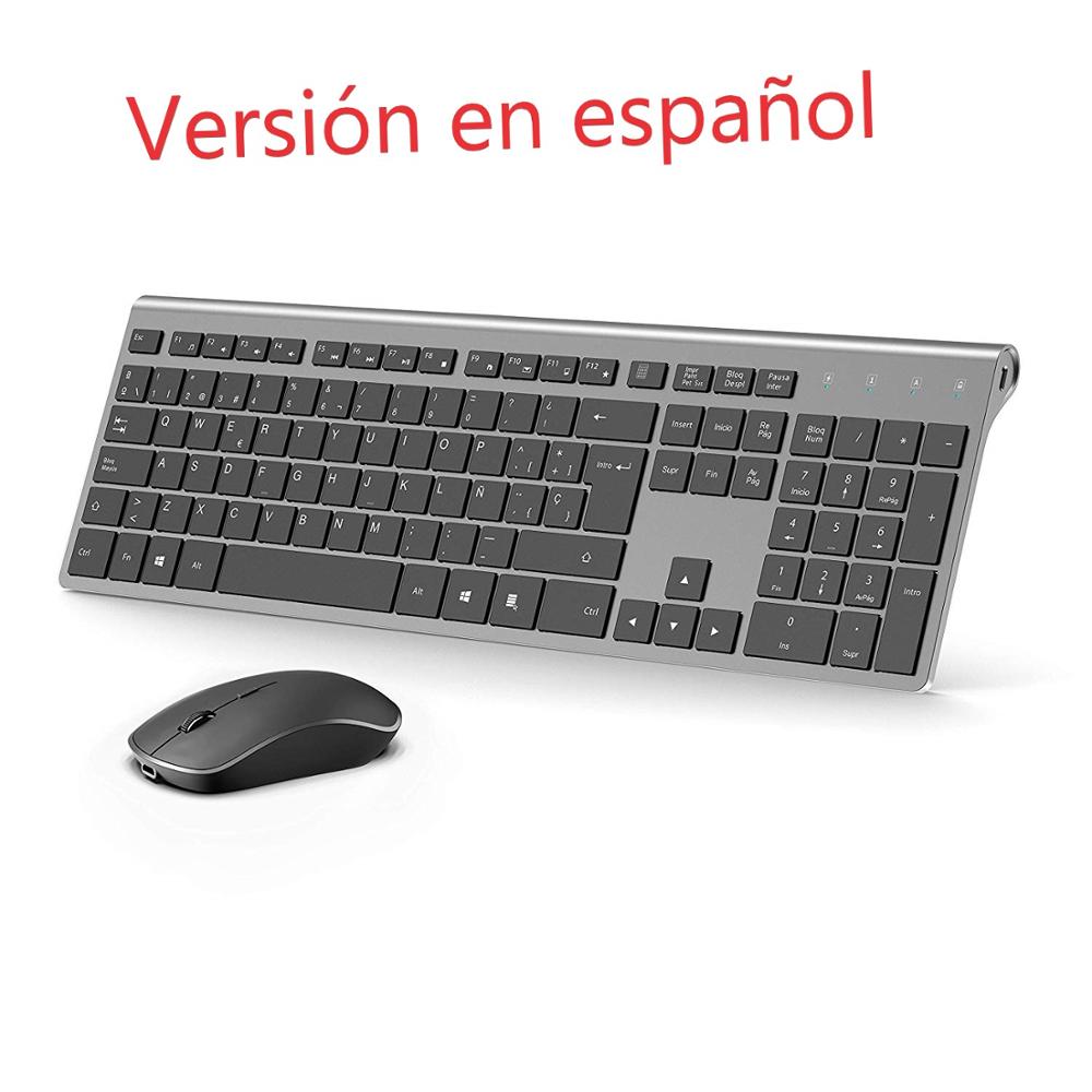 무선 키보드 및 마우스 세트 스페인어 레이아웃 인체공학 - Gaming Keyboard Mouse Set 리뷰 및 가격
