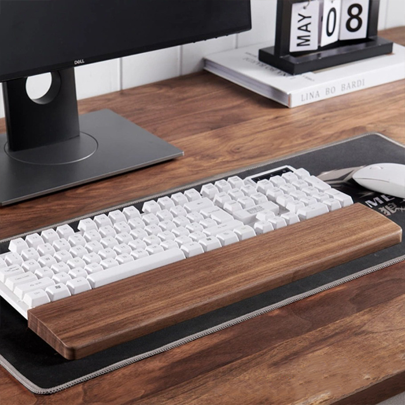 단단한 호두나무 키보드 손목 받침대 쿠션, 사무실 키보 - Wrist Rest Wood 리뷰 및 가격