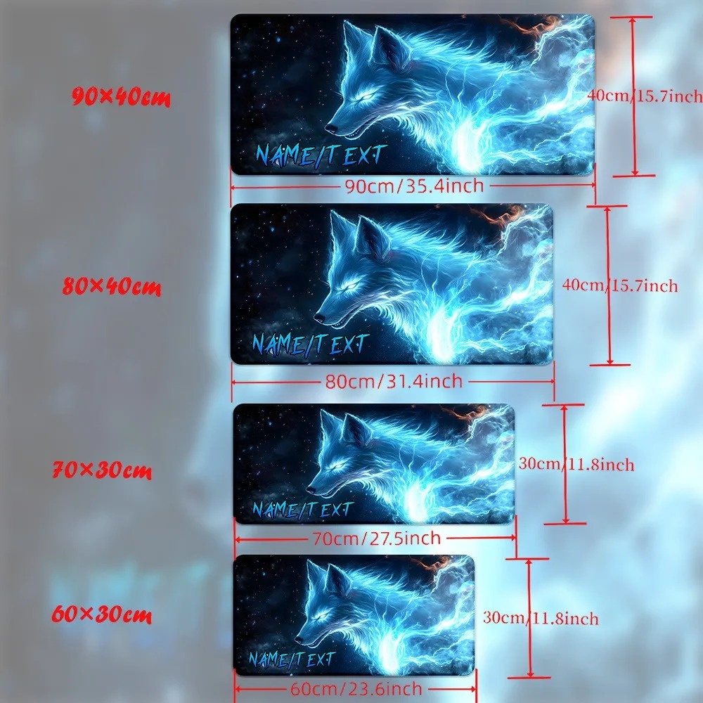 맞춤형 이름 매직 울프 HD 프린트 XXL 마우스 패드 - Gaming Keyboard Name 리뷰 및 가격