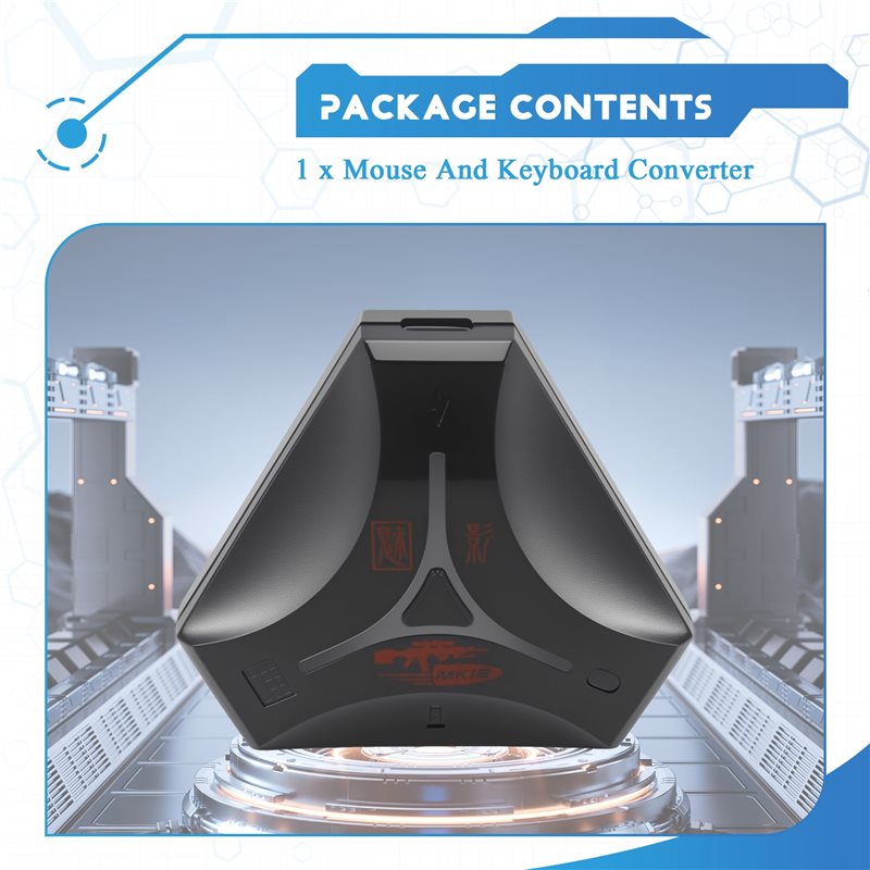 새로운 1피스 MK12 플러그 앤 플레이 게임패드 PU - Gaming Keyboard And Mouse Converter For Mobile 리뷰 및 가격