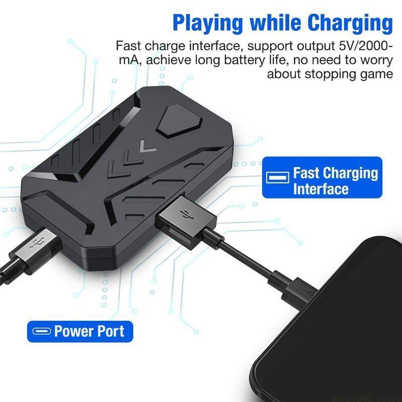 모바일 블루투스 호환 모바일 게임 컨트롤러 용 F62C - Gaming Keyboard And Mouse Converter For Mobile 리뷰 및 가격