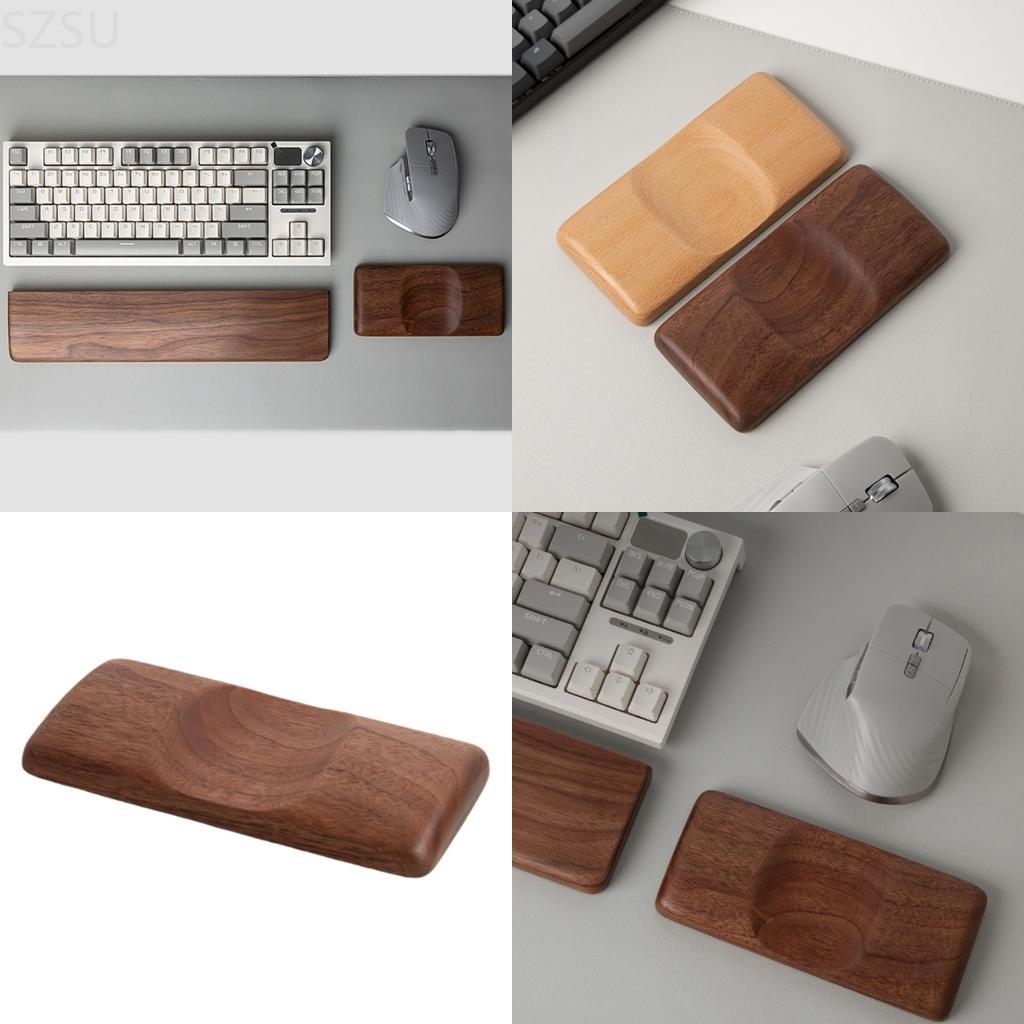 사무실과 게임의 편안함을 위한 빈티지 패턴 인체공학적  - Wrist Rest Wood 리뷰 및 가격