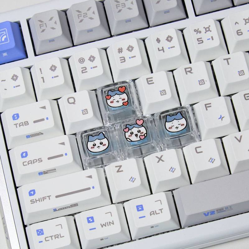 Chiikawa 4 Pcs 수제 투명 Pc 백라이트 맞 - Gaming Keyboard Backlit 리뷰 및 가격