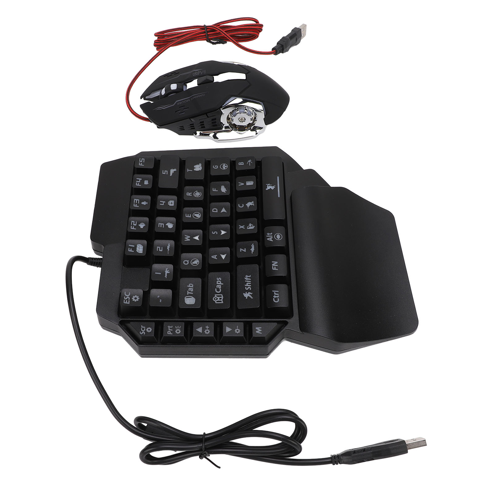 키보드 마우스 변환기 세트 반응형 한 손 키보드 마우스 - Gaming Keyboard And Mouse Combo 리뷰 및 가격