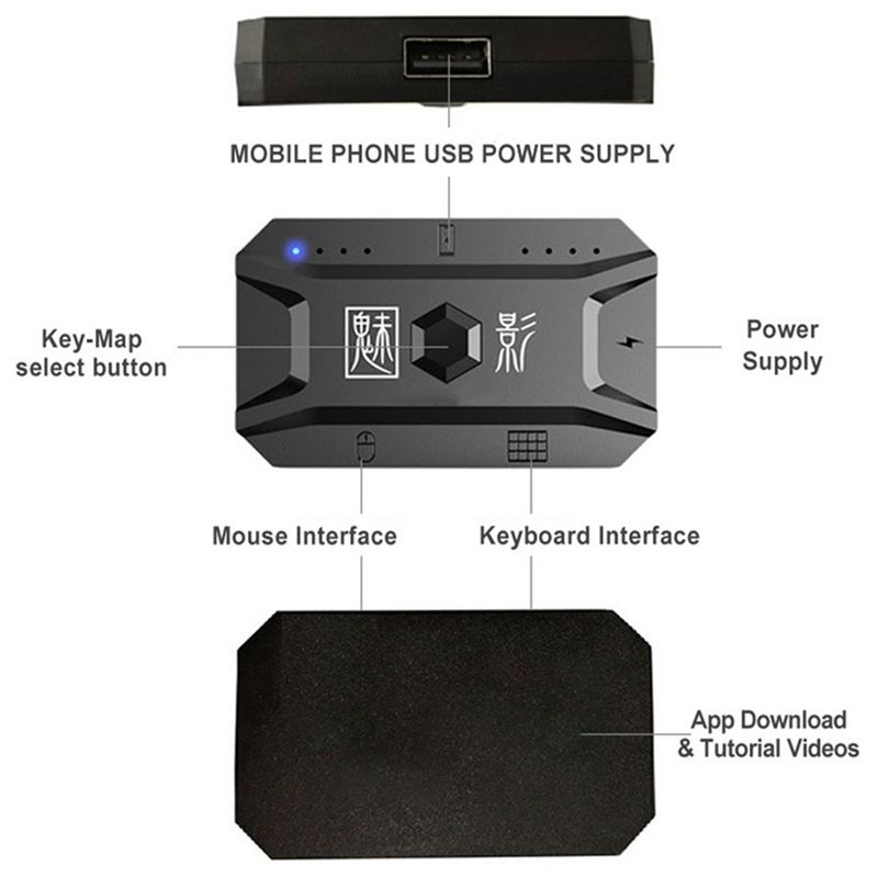 클래식-5X 플러그 앤 플레이 게임패드 PUBG 모바일 - Gaming Keyboard And Mouse Converter For Mobile 리뷰 및 가격