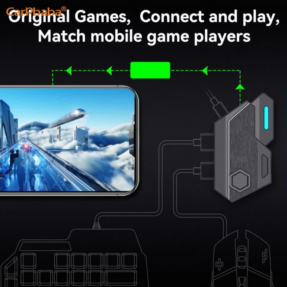 게임패드 모바일 PUBG 컨트롤러 게이밍 키보드 마우스 - Gaming Keyboard And Mouse Converter For Mobile 리뷰 및 가격