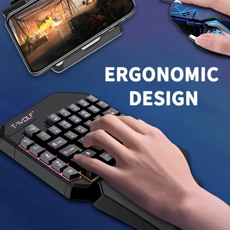 FocusOnPC TF900 2-in-1 모바일 게임  - Gaming Keyboard And Mouse Converter For Mobile 리뷰 및 가격