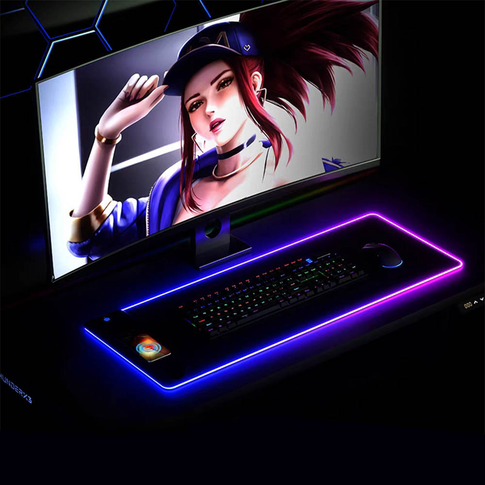 RGB 무선 충전 마우스 패드 15W 고속 충전 미끄럼 - Gaming Keyboard Mouse Wireless 리뷰 및 가격