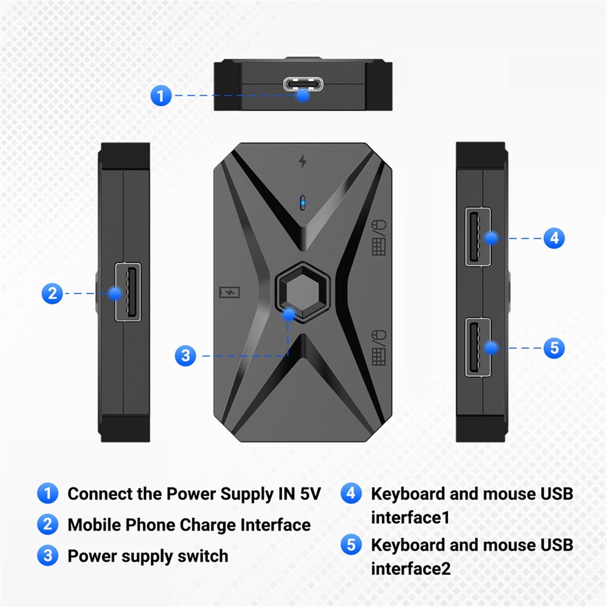 # 48Y (블랙) 모바일 게임 컨버터 키트 모빌라도르 - Gaming Keyboard And Mouse Converter For Mobile 리뷰 및 가격