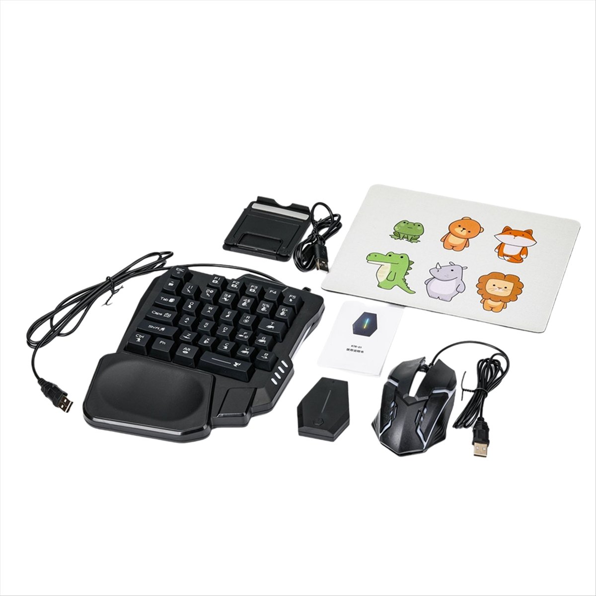 ★ ▲   35키 인체공학적 RGB 게이밍 키보드+키보 - Gaming Keyboard And Mouse Converter For Mobile 리뷰 및 가격