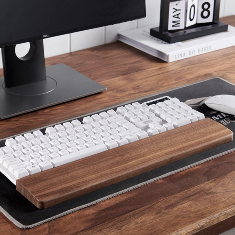 단단한 나무 키보드 핸드 브래킷, 블랙 호두나무 손목  - Wrist Rest Wood 리뷰 및 가격