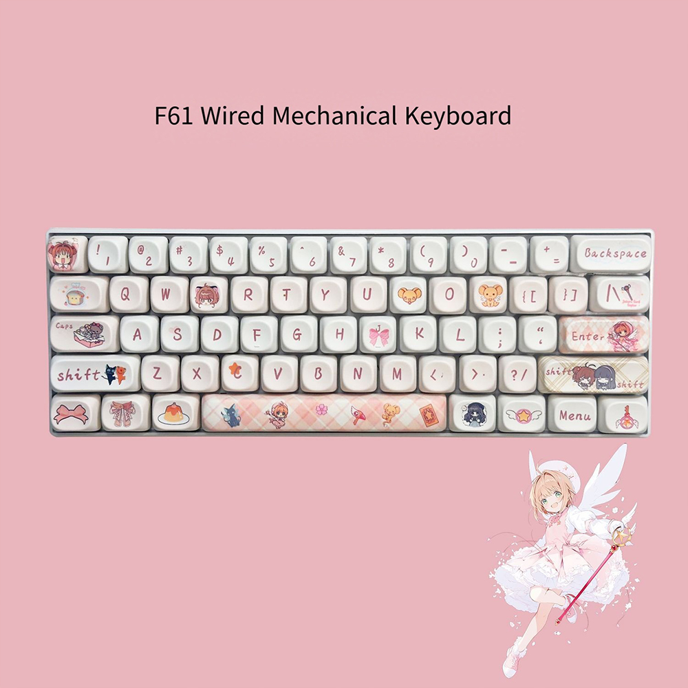 크레용 신짱 61키 기계식 키보드 Rgb 백라이트 핫  - Keyboard Gaming Blue Switch 리뷰 및 가격