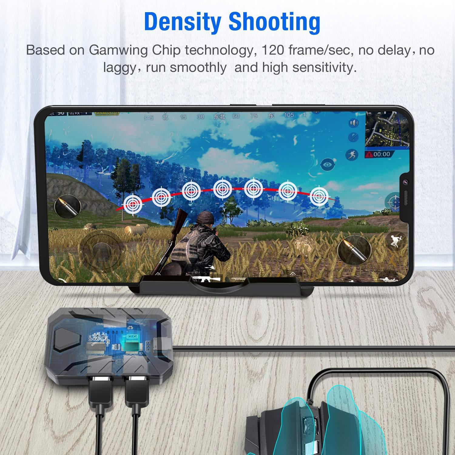 모바일 게임 컨버터 게이밍 키보드 및 마우스 키트 한손 - Gaming Keyboard And Mouse Converter For Mobile 리뷰 및 가격