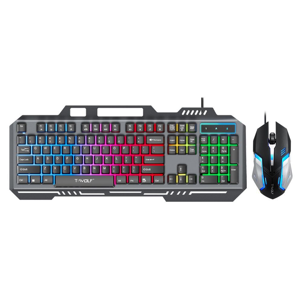 T WOLF 백라이트 유선 104 키 게임용 키보드,  - Gaming Keyboard And Mouse Combo 리뷰 및 가격