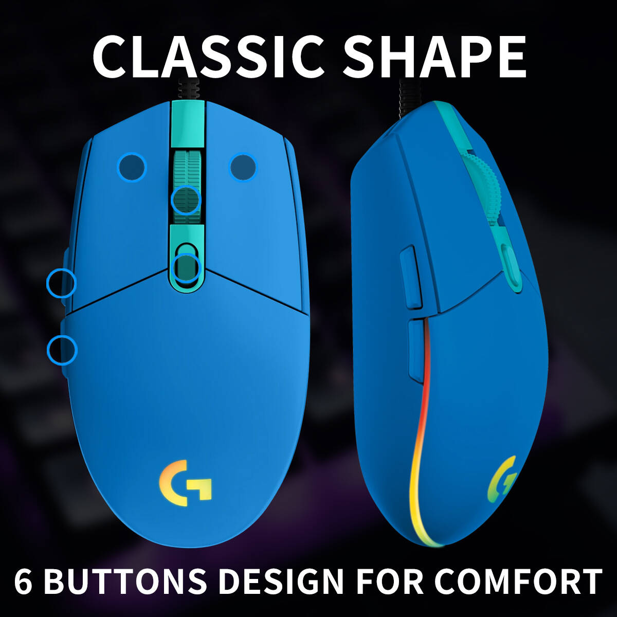 로지텍 G203 유선 게이밍 마우스, 안정적인 USB, - Logitech Mouse G203 리뷰 및 가격