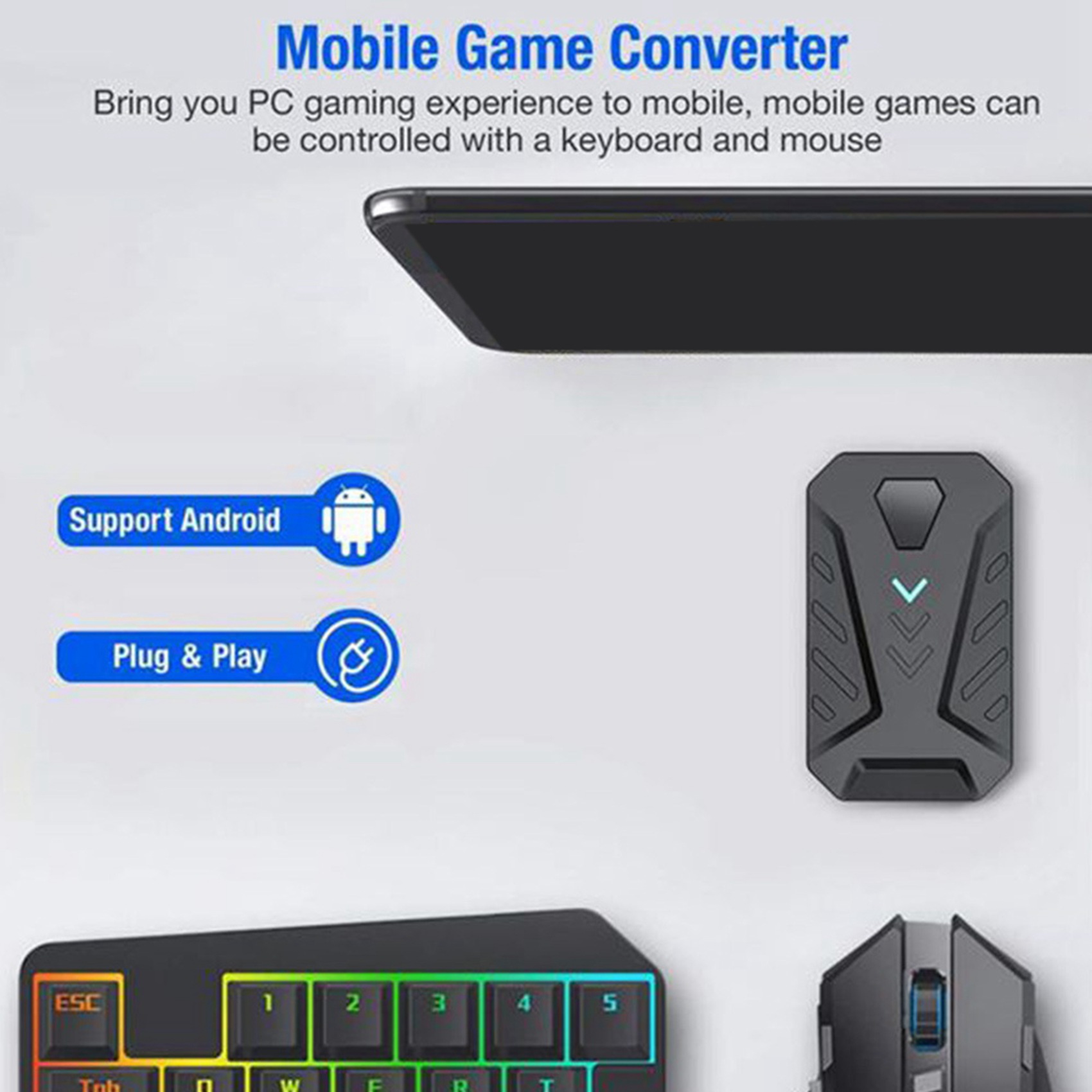 -A94Z 휴대용 모바일 게임용 키보드 마우스 변환기  - Gaming Keyboard And Mouse Converter For Mobile 리뷰 및 가격